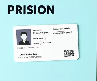 carteirinha de visitante de presídio